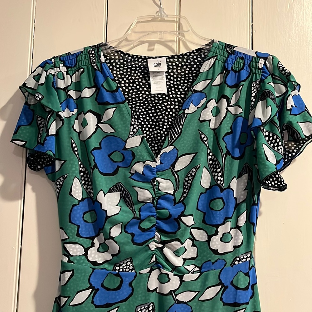 Cabi “Celebrate” polka dot reversible dress!!